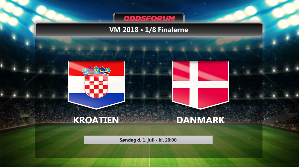 Kroatien - Danmark: Se odds, startopstillinger og livestream VM 1/8-finalen