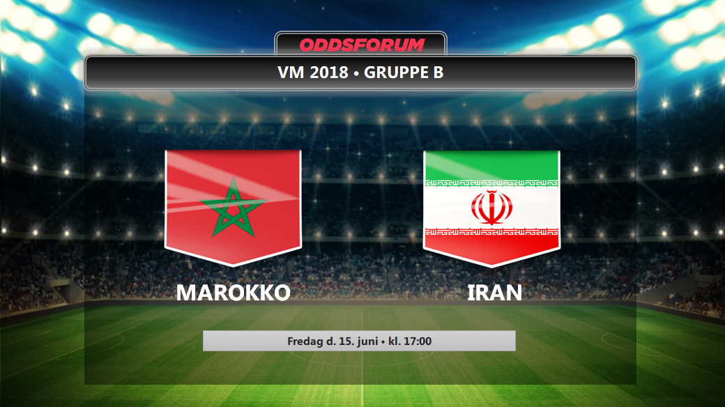 Marokko - Iran odds: Læs optakt og spil på kampen i VM 2018s Gruppe B