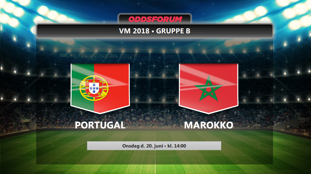 Portugal - Marokko odds: Optakt med startopstillinger og livestream