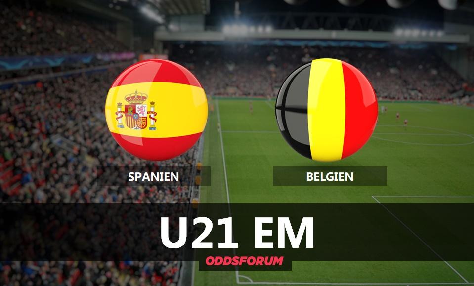 Spanien U21 - Belgien U21 EM: Odds og Spilforslag