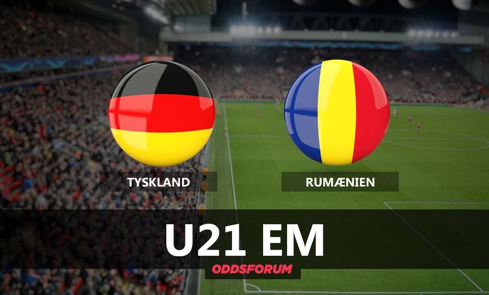 Tyskland - Rumænien odds: Spilforslag til U21 EM semifinalen