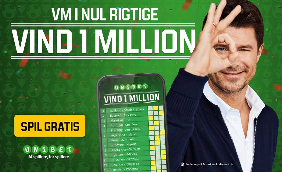 VM i nul rigtige: Deltag gratis i VM-konkurrence om 1 million kroner