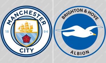 Manchester City vs Brighton logo