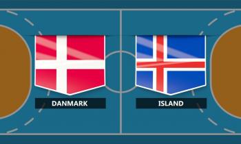 Danmark - Island ved EM i herrehåndbold 2020