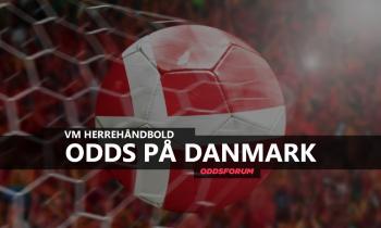 Odds på Danmark ved VM i Herrehåndbold