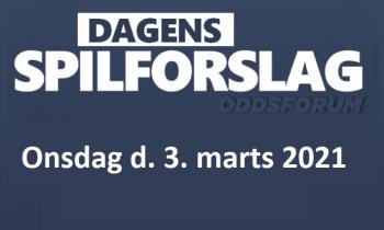 Onsdag d. 3. marts 2021