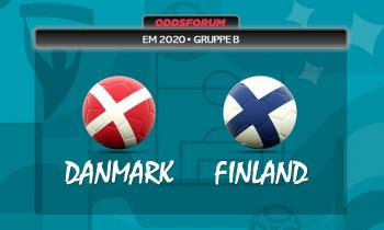 Danmark vs Finland ved EM 2020 i fodbold