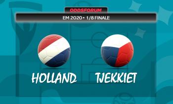 Holland vs Tjekkiet i 1/8-finalen ved EM 2020 i fodbold