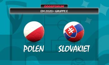 Polen vs Slovakiet ved EM 2020 i fodbold