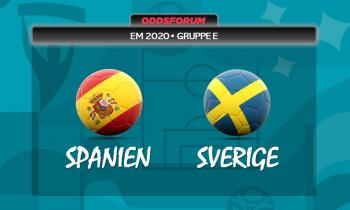 Spanien vs Sverige ved EM 2020 i fodbold