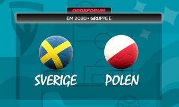 Sverige vs Polen ved EM 2020 i fodbold