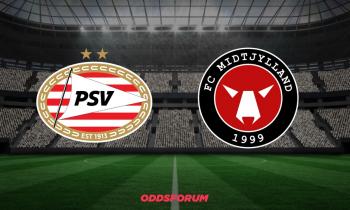 PSV Einhoven mod FC Midtjylland i Champions League kvalifikation