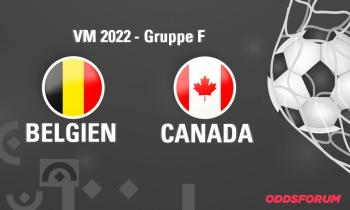 Belgien - Canada ved fodbold VM 2022