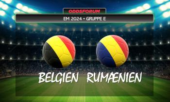 EM 2024 i fodbold. Belgien mod Rumænien