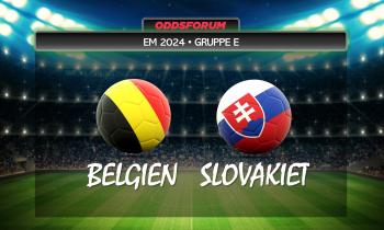 EM 2024 i fodbold. Belgien mod Slovakiet