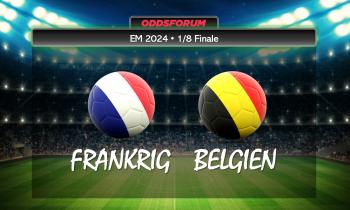 EM 2024 i fodbold. Frankrig mod Belgien