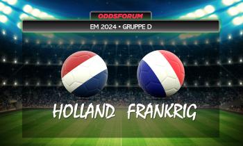 EM 2024 i fodbold. Holland mod Frankrig