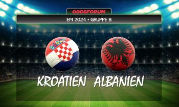EM 2024 i fodbold. Kroatien mod Albanien