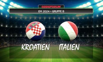 EM 2024 i fodbold. Kroatien mod Italien