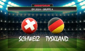 EM 2024 i fodbold. Schweiz mod Tyskland
