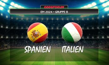 EM 2024 i fodbold. Spanien mod Italien
