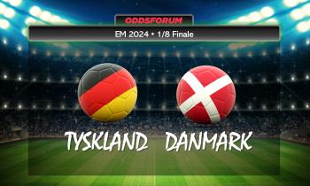 EM 2024 i fodbold. Tyskland mod Danmark