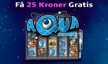 25 kroner til Aqua automaten på Danske Spil casino