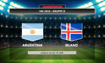 Argentina - Island odds: Se startopstillingerne og live stream VM 2018 kampen