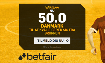 VM 2018 tilbud: Odds 50.00 på Danmark kvalificerer sig fra VM gruppen