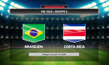 Brasilien - Costa Rica odds: Se startopstillinger og live stream VM 2018 kampen på nettet