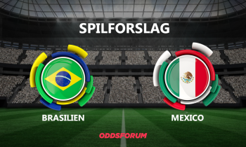 Brasilien - Mexico tips &amp; spilforslag: Brasiliens VM drøm lever videre