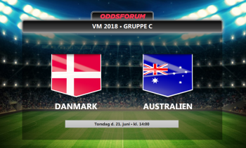Danmark - Australien odds: Se startopstillinger og live stream VM 2018 kampen på nettet