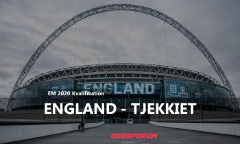 England - Tjekkiet spilforslag &amp; odds