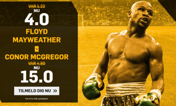 Mayweather mod Mcgregor ekstra høje odds hos Betfair