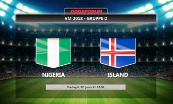 Nigeria - Island odds: Se startopstillinger og stream VM 2018 kampen på nettet