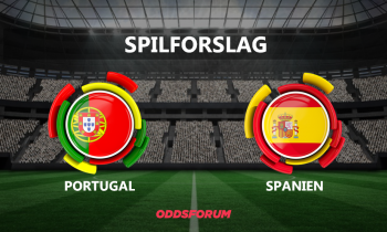 Portugal - Spanien spilforslag: Ronaldo ryger i offside-fælden
