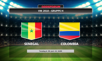 Senegal - Colombia VM 2018 : Se de bedste odds, læs optakt og spilforslag samt live stream
