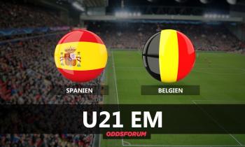 Spanien U21 - Belgien U21 EM: Odds og Spilforslag