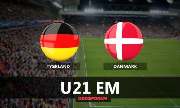 Tyskland - Danmark U21 EM 2019: Odds &amp; Spilforslag