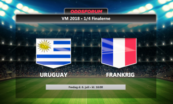 Uruguay - Frankrig: Odds, startopstillinger og livestream til VM 2018 kvartfinalen